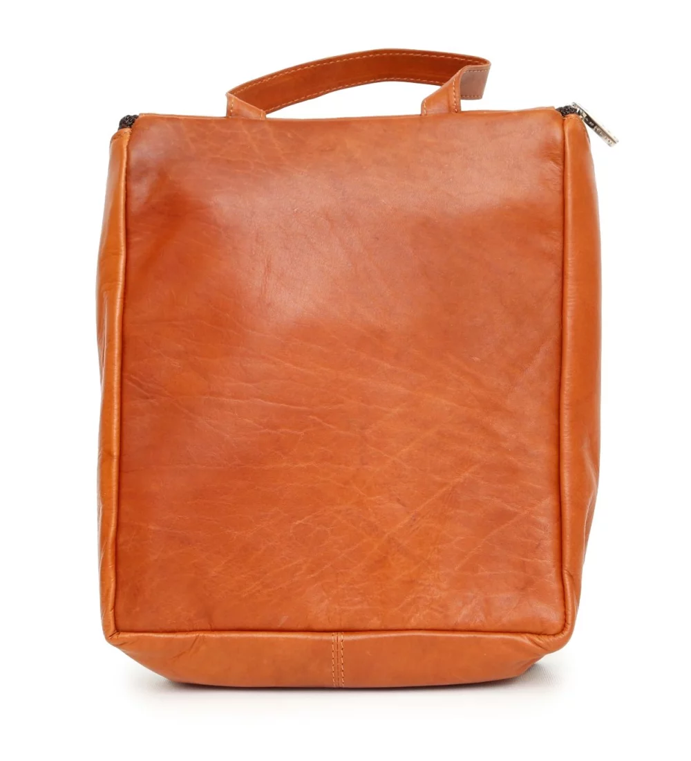 Ashlin® Designer Shaun British Tan Hanging Toiletry Kit Bag