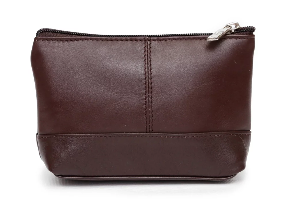 Ashlin® Designer Aubrey Espresso Brown Compact Cosmetic Beauty Bag