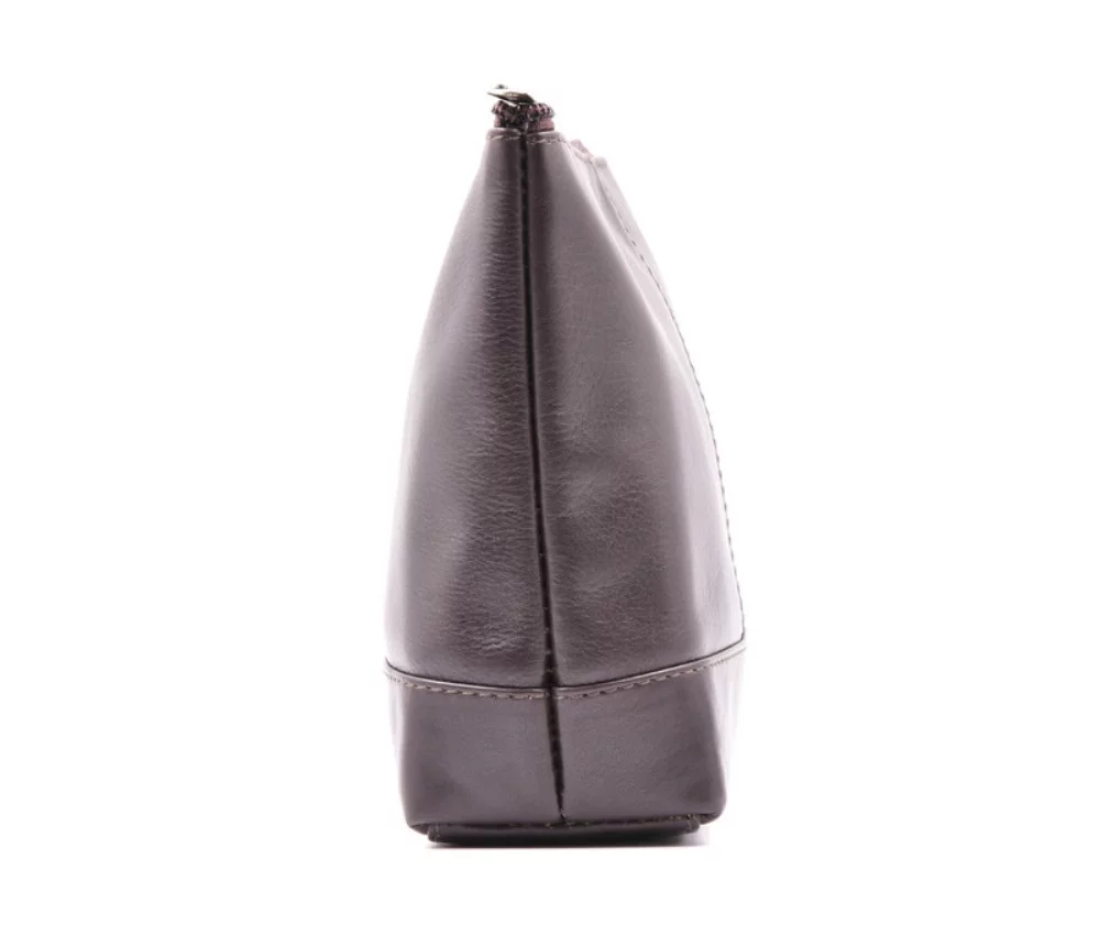 Ashlin® Designer Aubrey Espresso Brown Compact Cosmetic Beauty Bag