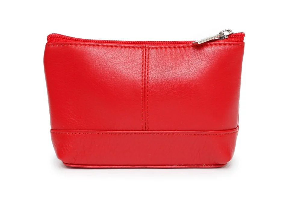 Ashlin® Designer Aubrey Fire Engine Red Compact Cosmetic Beauty Bag