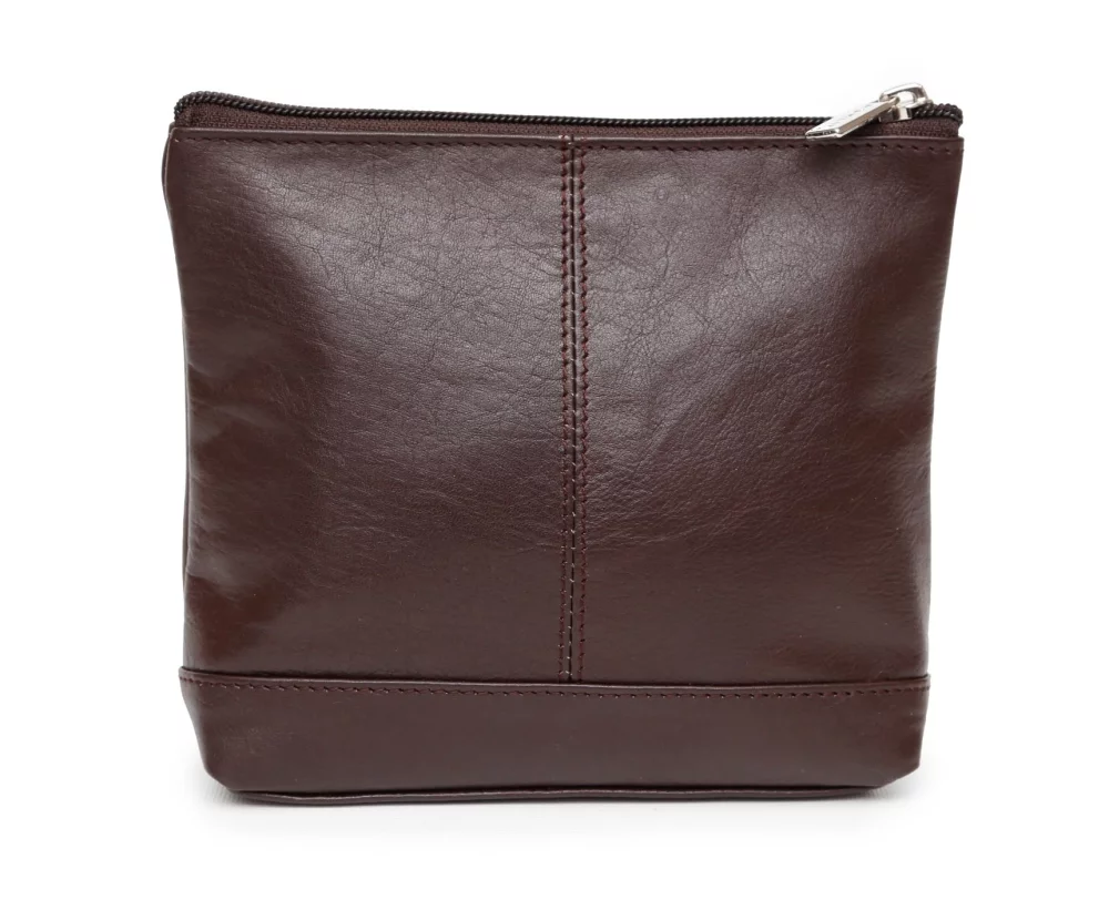 Ashlin® Designer Ryleigh Espresso Brown Mid Sized Cosmetic Beauty Bag