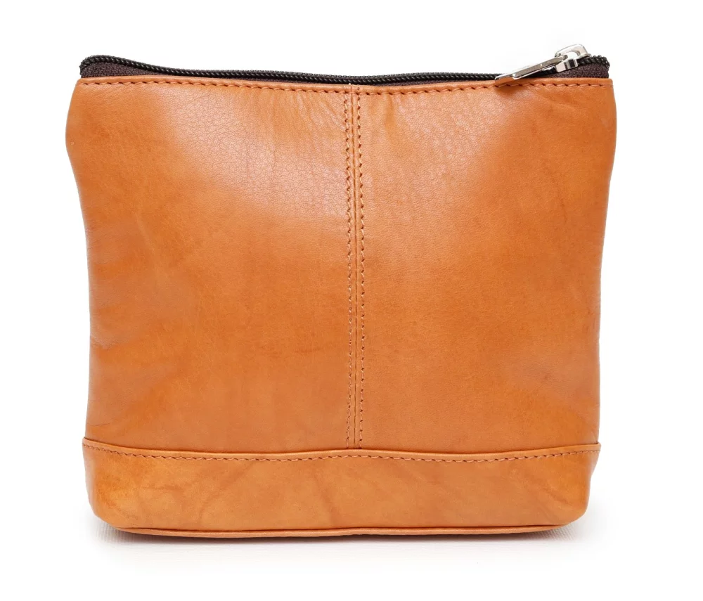 Ashlin® Designer Ryleigh British Tan Mid Sized Cosmetic Beauty Bag