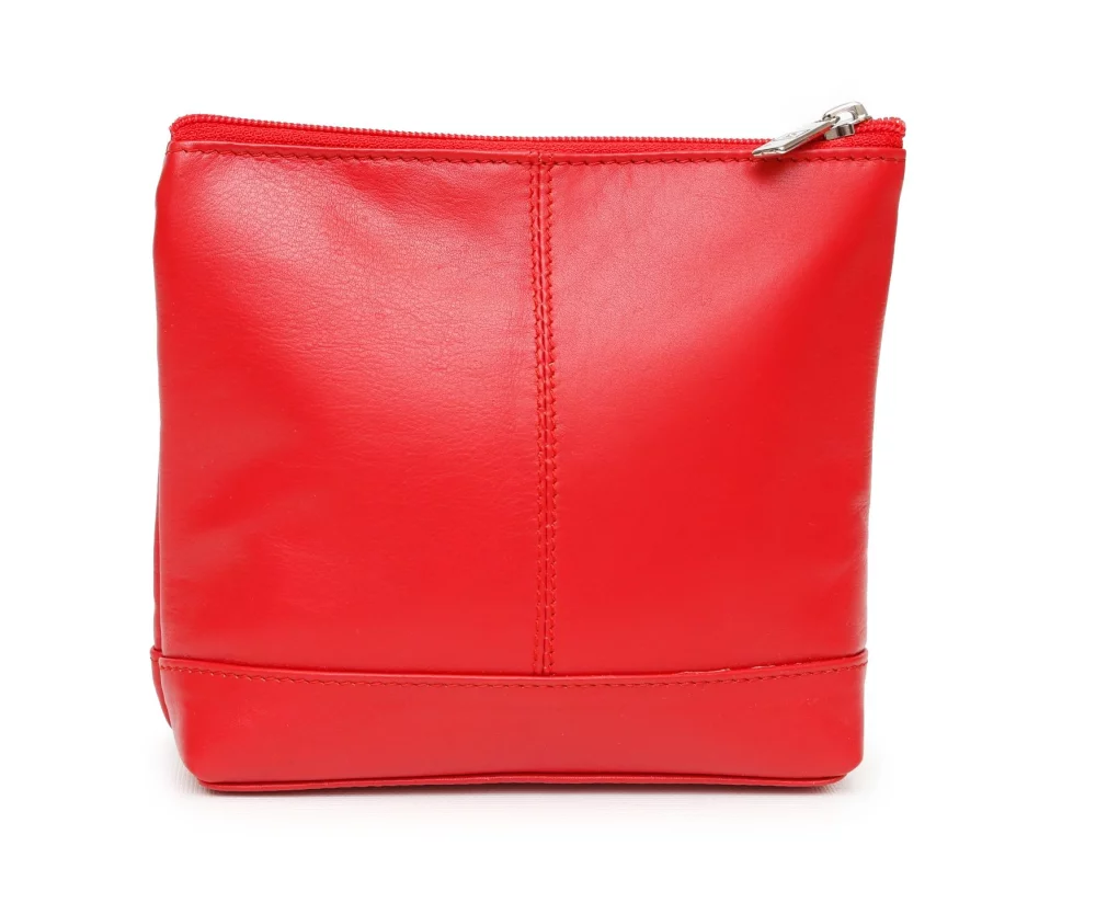 Ashlin® Designer Ryleigh Fire Engine Red Mid Sized Cosmetic Beauty Bag