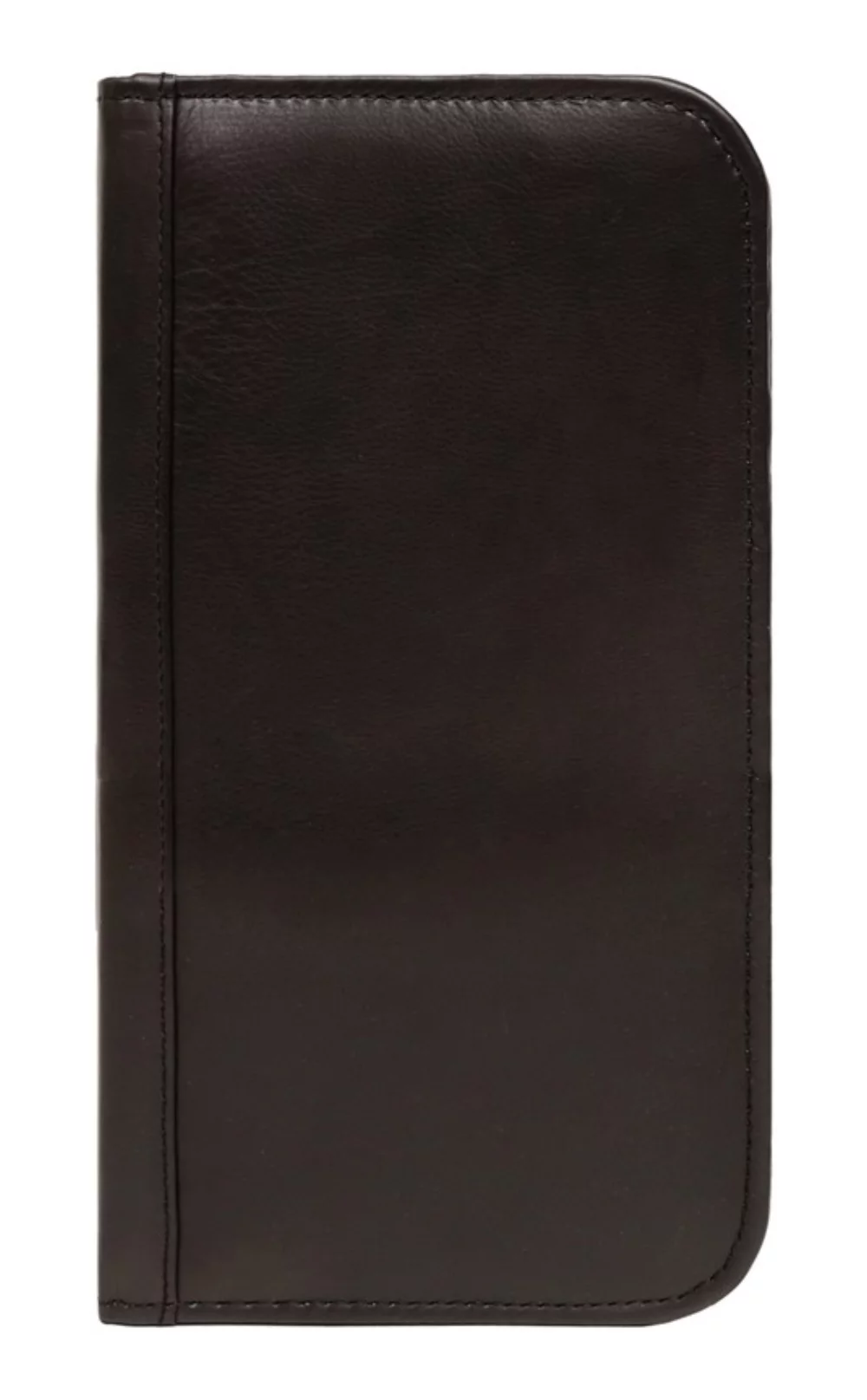 Ashlin® Designer Deangelo Midnight Black Bi-Fold Ticket Wallet