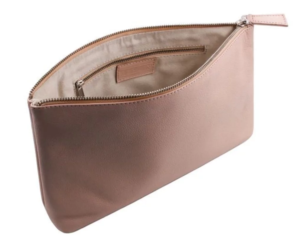 Ashlin® Designer Dusty Rose Pink Hailey Pouch