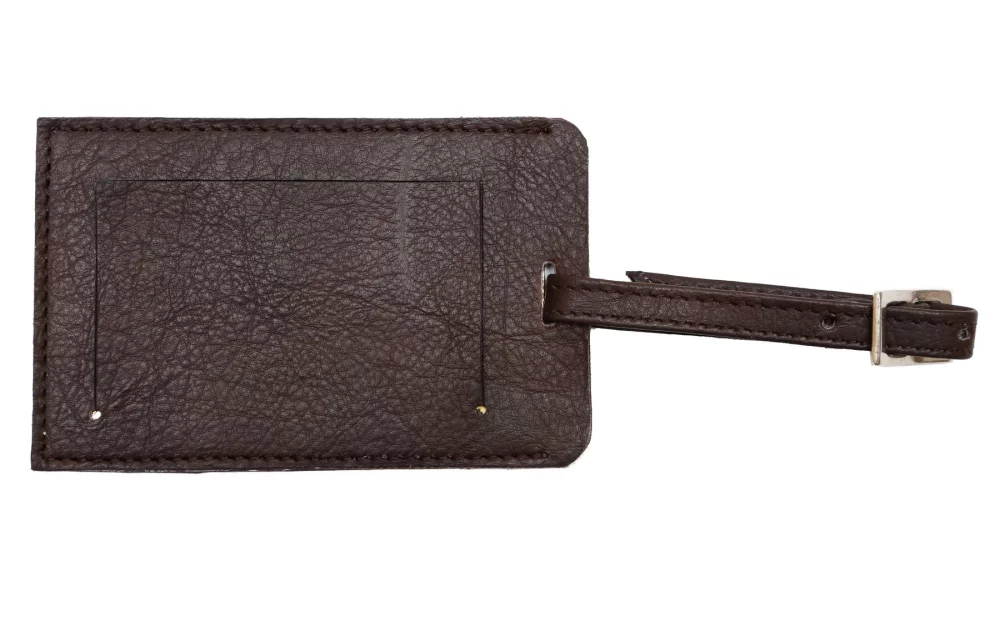 Ashlin® Designer Espresso Brown Madrid Tuscany Luggage Bag Tag