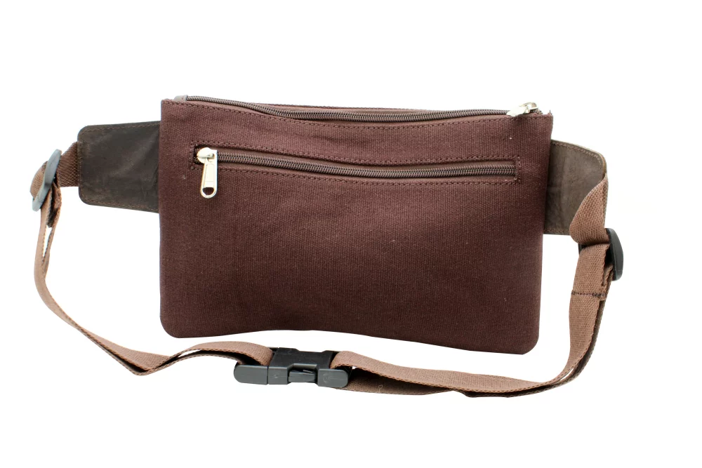 Portefeuille de taille unisexe Ashlin® Designer Trenton en brun expresso