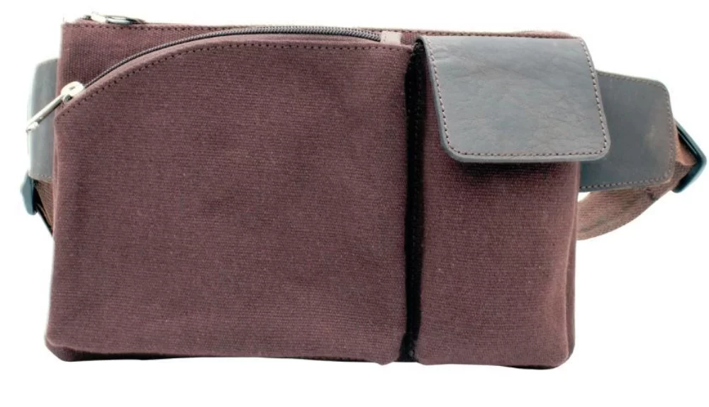 Portefeuille de taille unisexe Ashlin® Designer Trenton en brun expresso