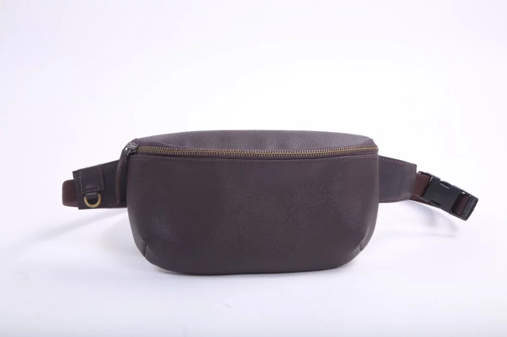 Sac ceinture surdimensionné Ashlin® Designer Phi Espresso Brown avec 2 fermetures éclair
