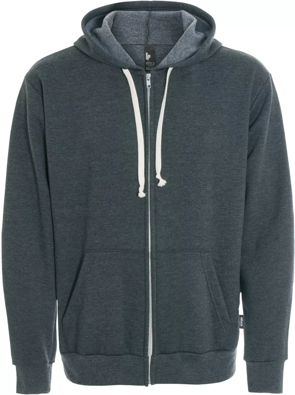 Ethica Unisex Hooded Full Zip Sweater