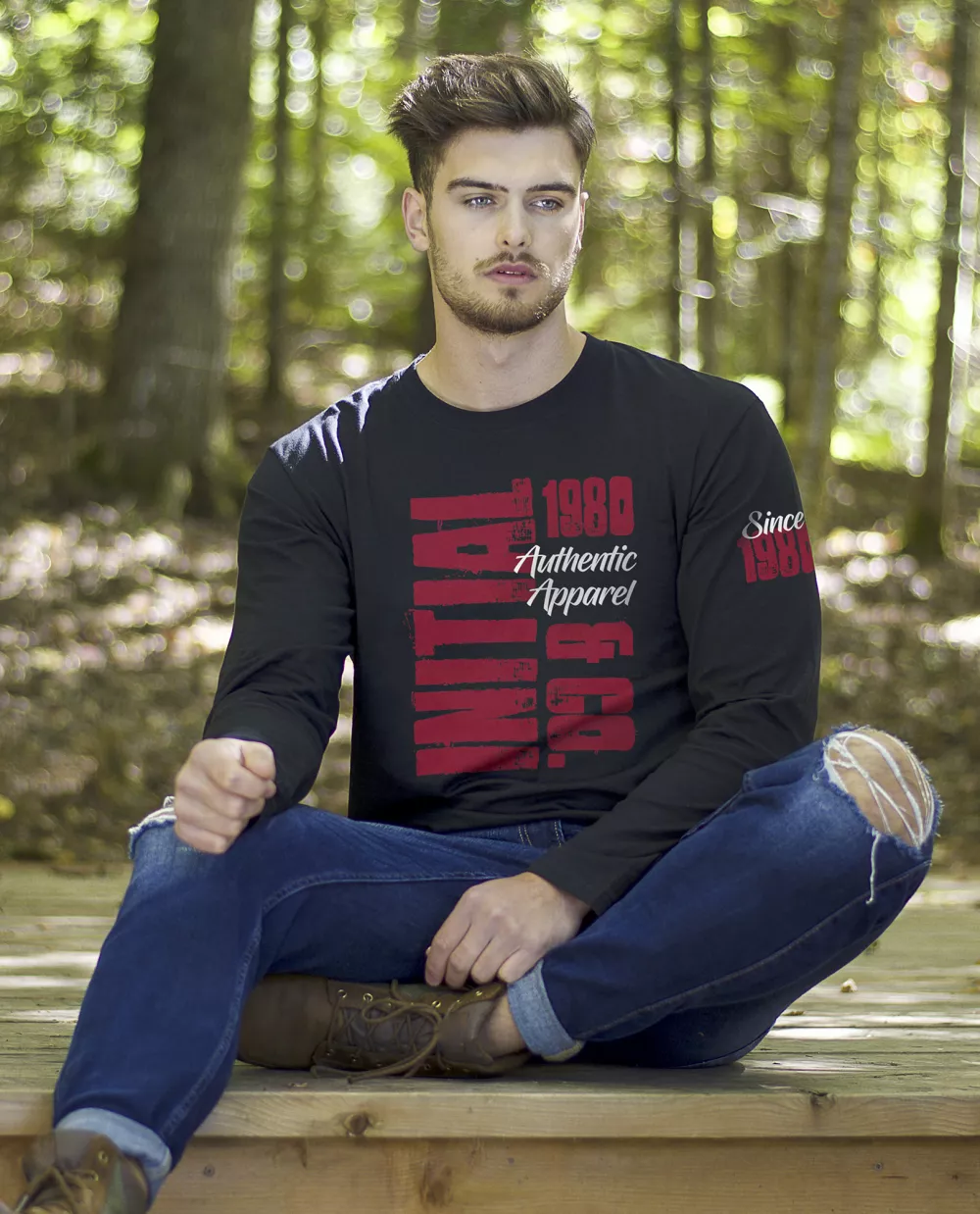 Initial Unisex Long Sleeve T-Shirt