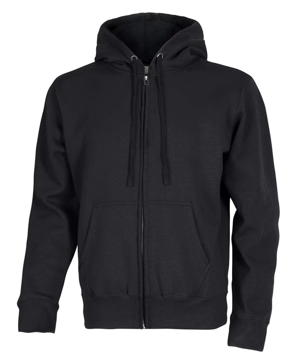 Initial Unisex Hooded full zip sweatshirt