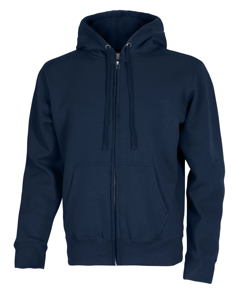 Initial Unisex Hooded full zip sweatshirt