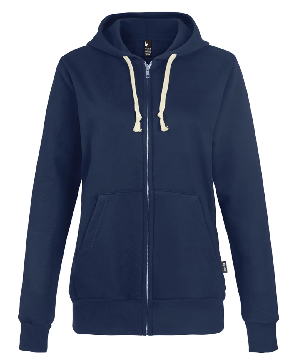 Pull à capuche zippé Ethica pour femmes