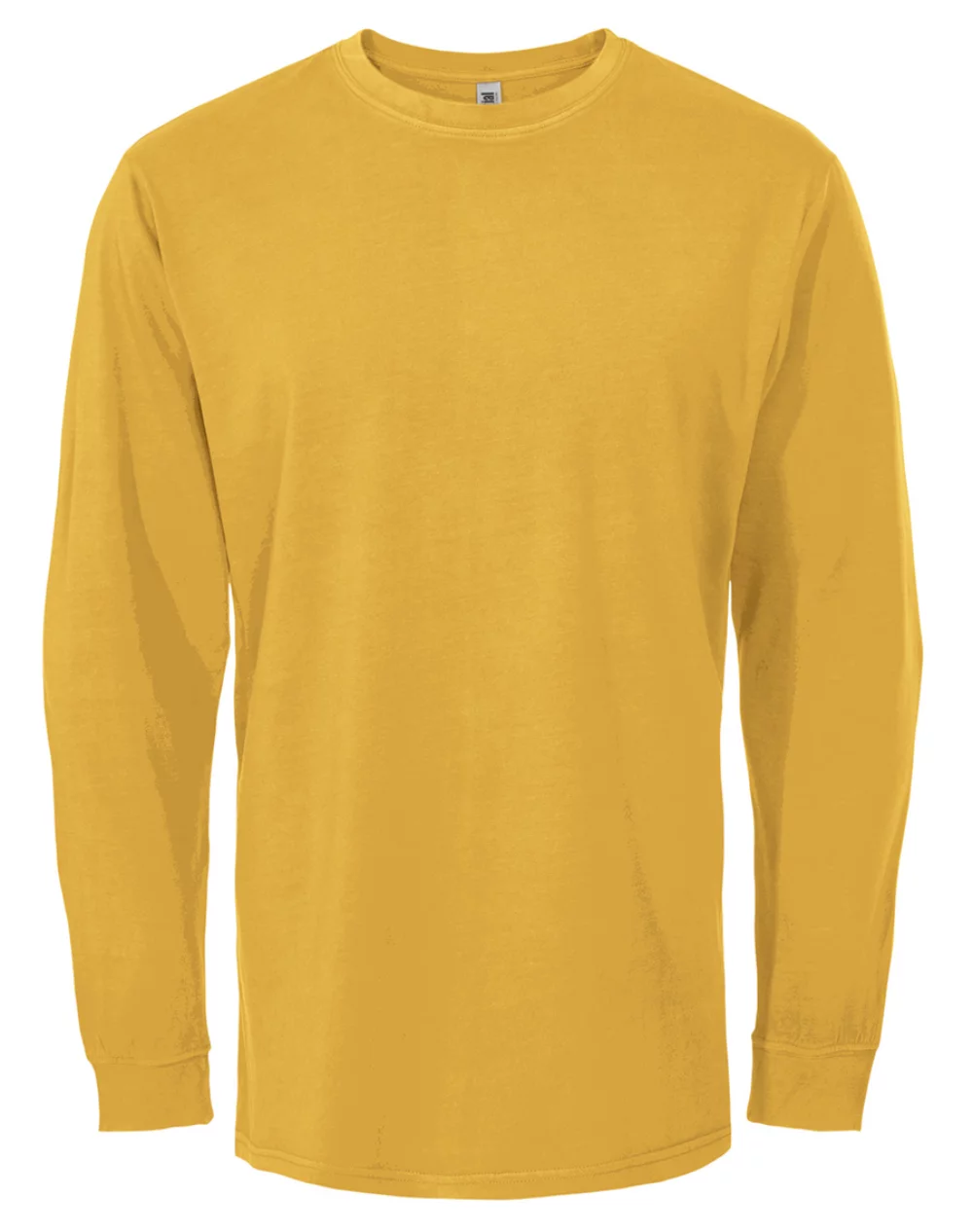 T-shirt à manches longues teint en pièce unisexe initial