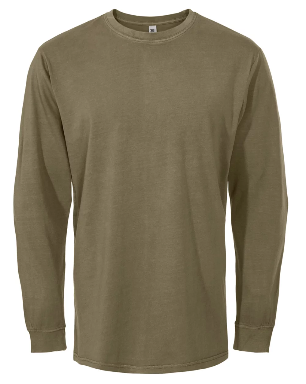 Initial Unisex Garment dyed long sleeve t-shirt