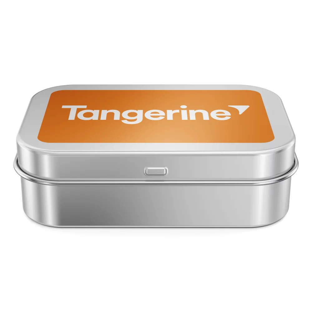 Boîte à menthes à couvercle basculant