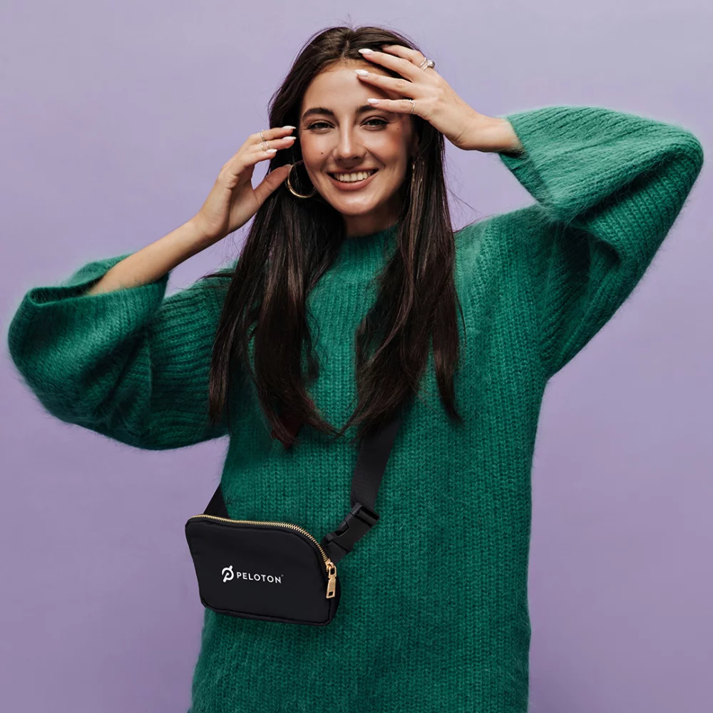 LL Crossbody Belt Bag Fanny Pack With Plastic Zipper (Air Import)