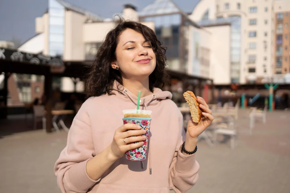 Grand rafraîchissement café glacé