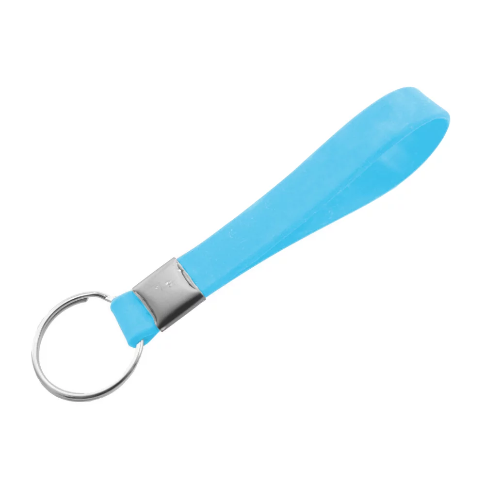 Porte-clés en silicone imprimé