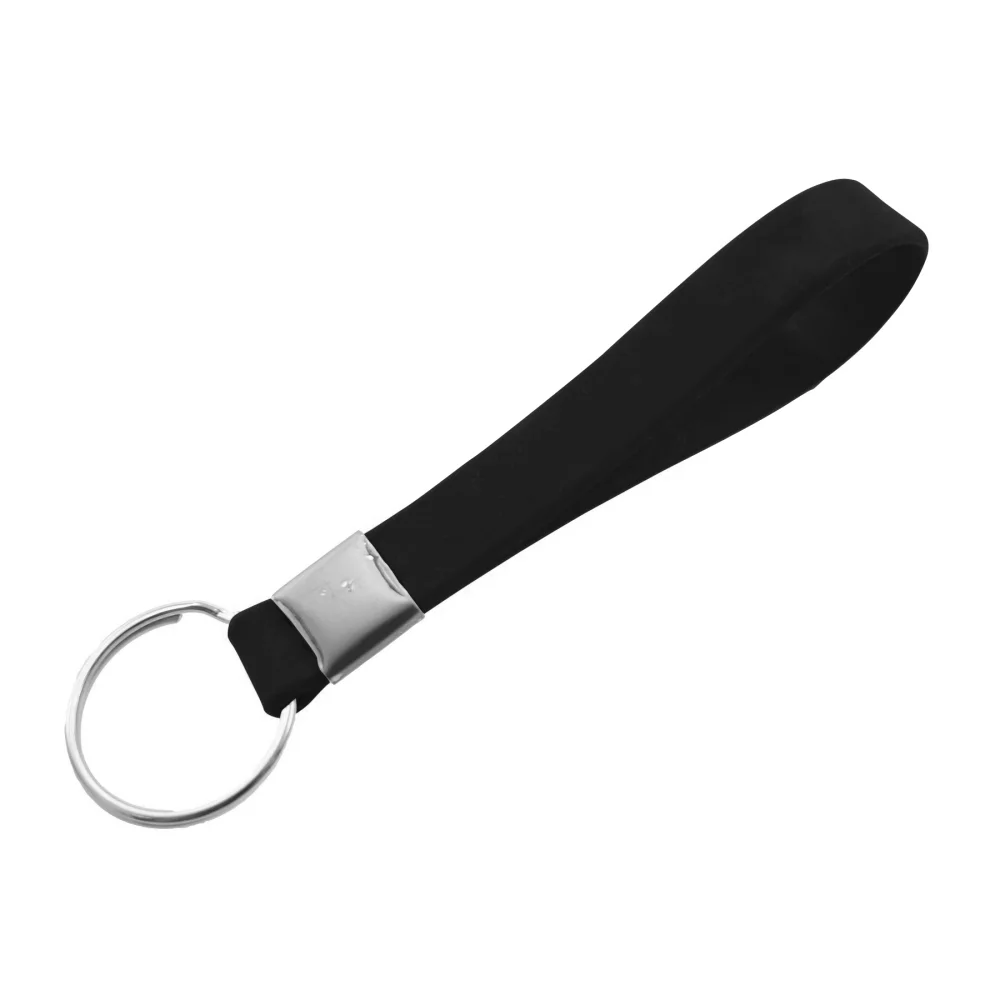 Porte-clés en silicone en relief