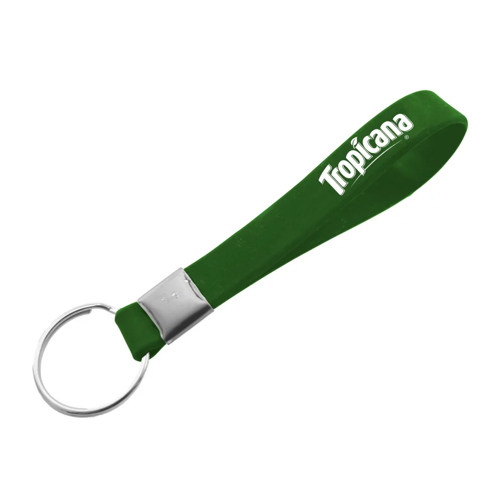 Printed Silicone Keychain