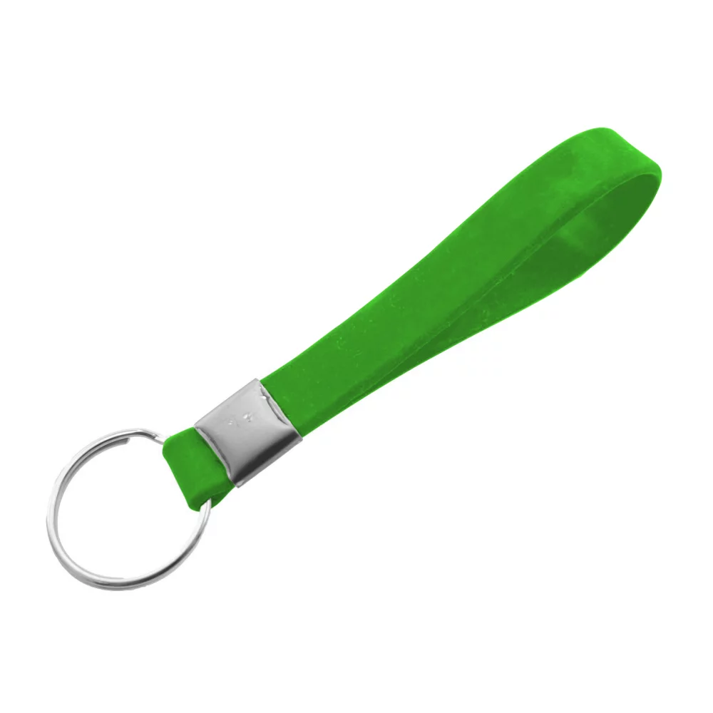Porte-clés en silicone imprimé