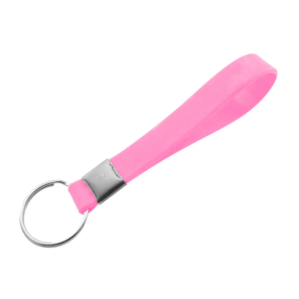Debossed Silicone Keychain
