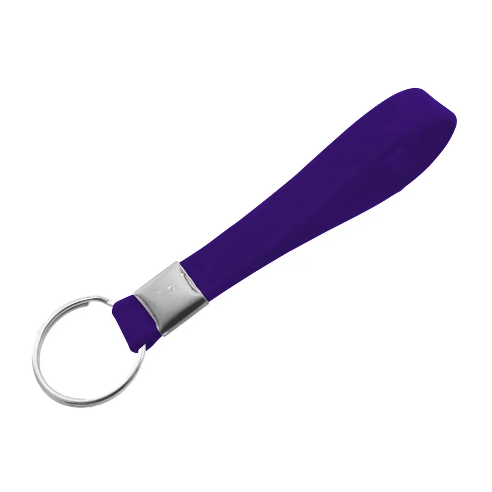 Porte-clés en silicone imprimé