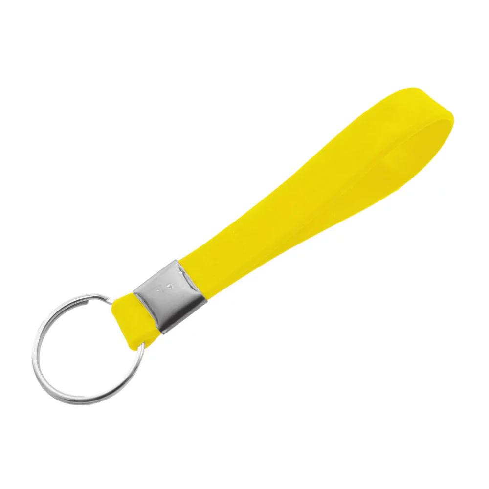 Debossed Silicone Keychain