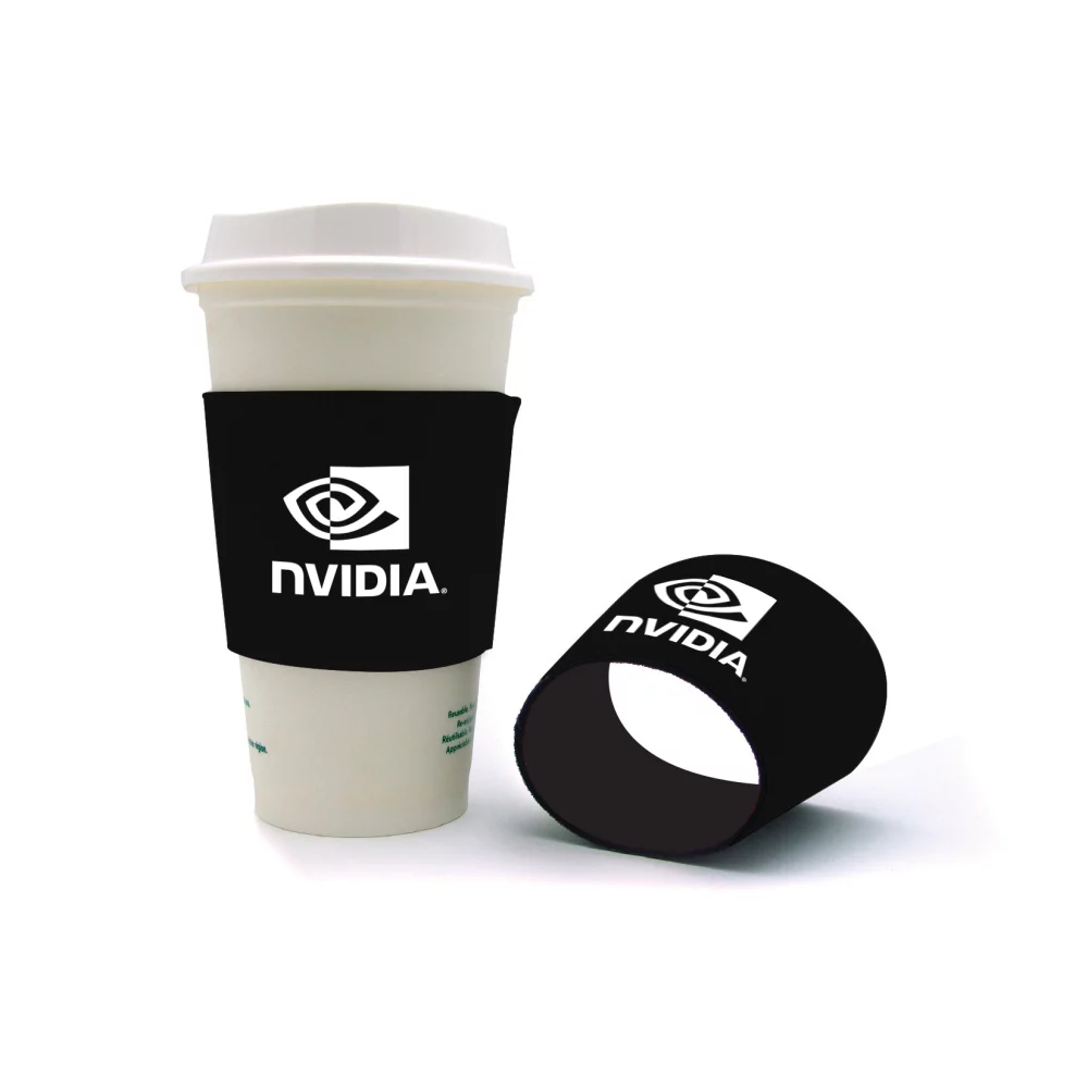 Manchon de café réutilisable sérigraphié