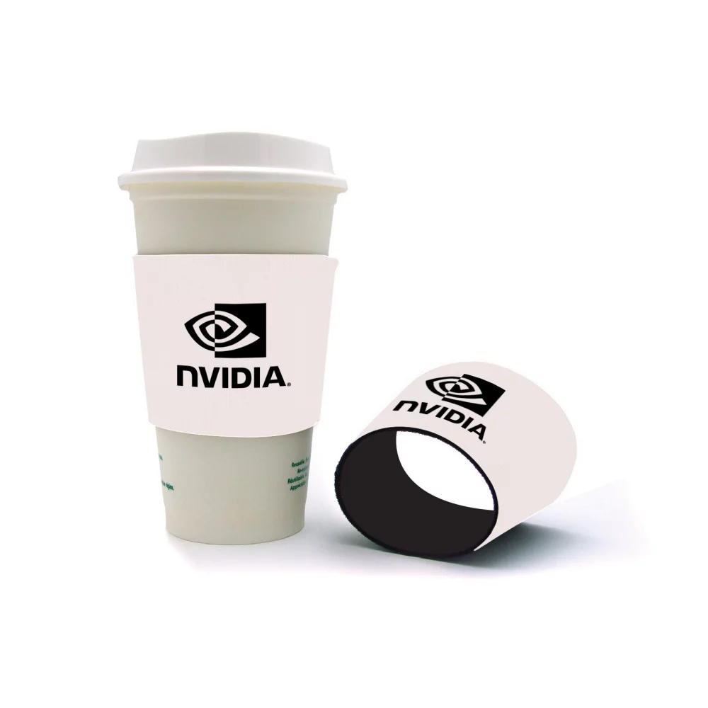 Manchon de café réutilisable sérigraphié