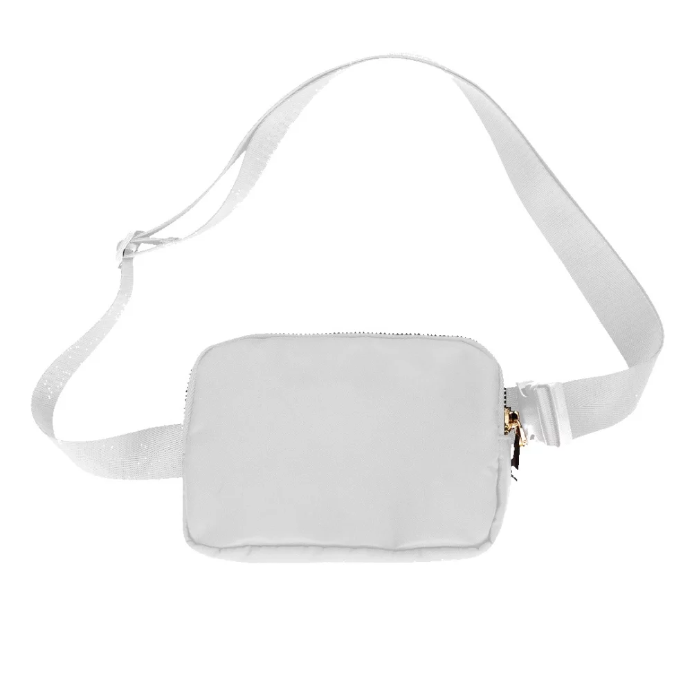 LL Crossbody Belt Bag Fanny Pack With Metal Zipper (Air Import)