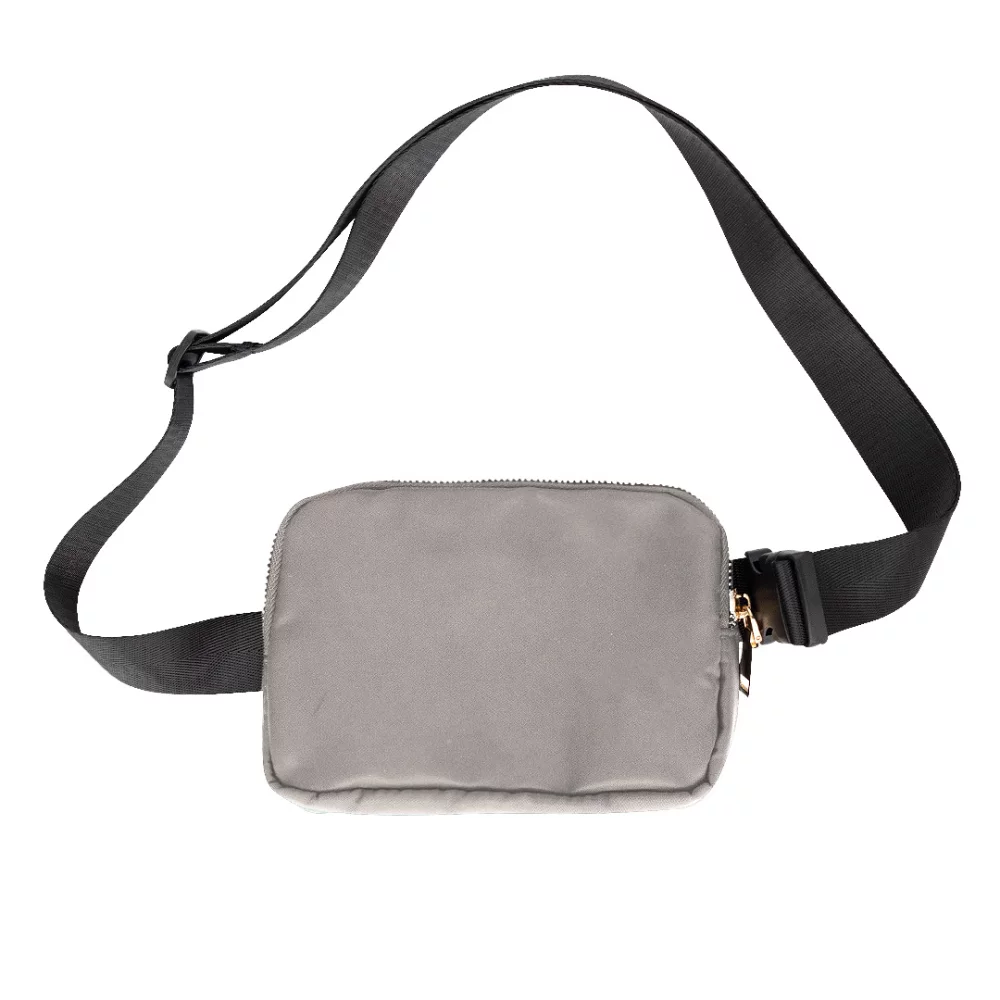 LL Crossbody Belt Bag Fanny Pack With Metal Zipper (Air Import)