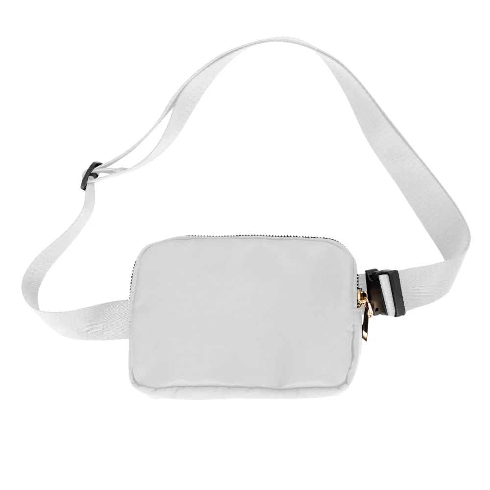 LL Crossbody Belt Bag Fanny Pack With Plastic Zipper (Air Import)