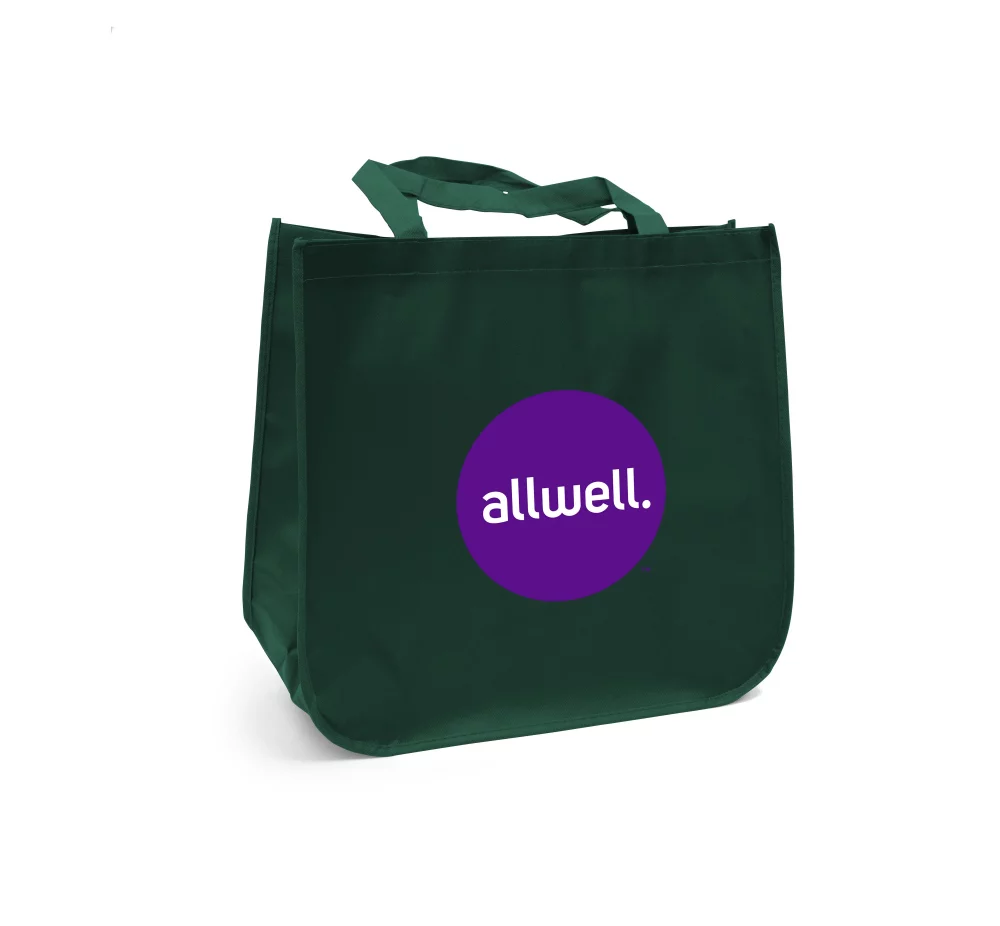 Large Non-Woven Laminated Grocery Tote