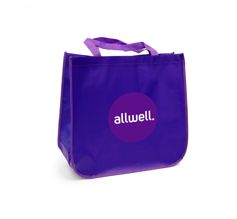 Large Non-Woven Laminated Grocery Tote