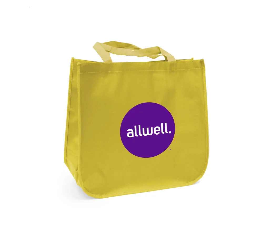 Large Non-Woven Laminated Grocery Tote