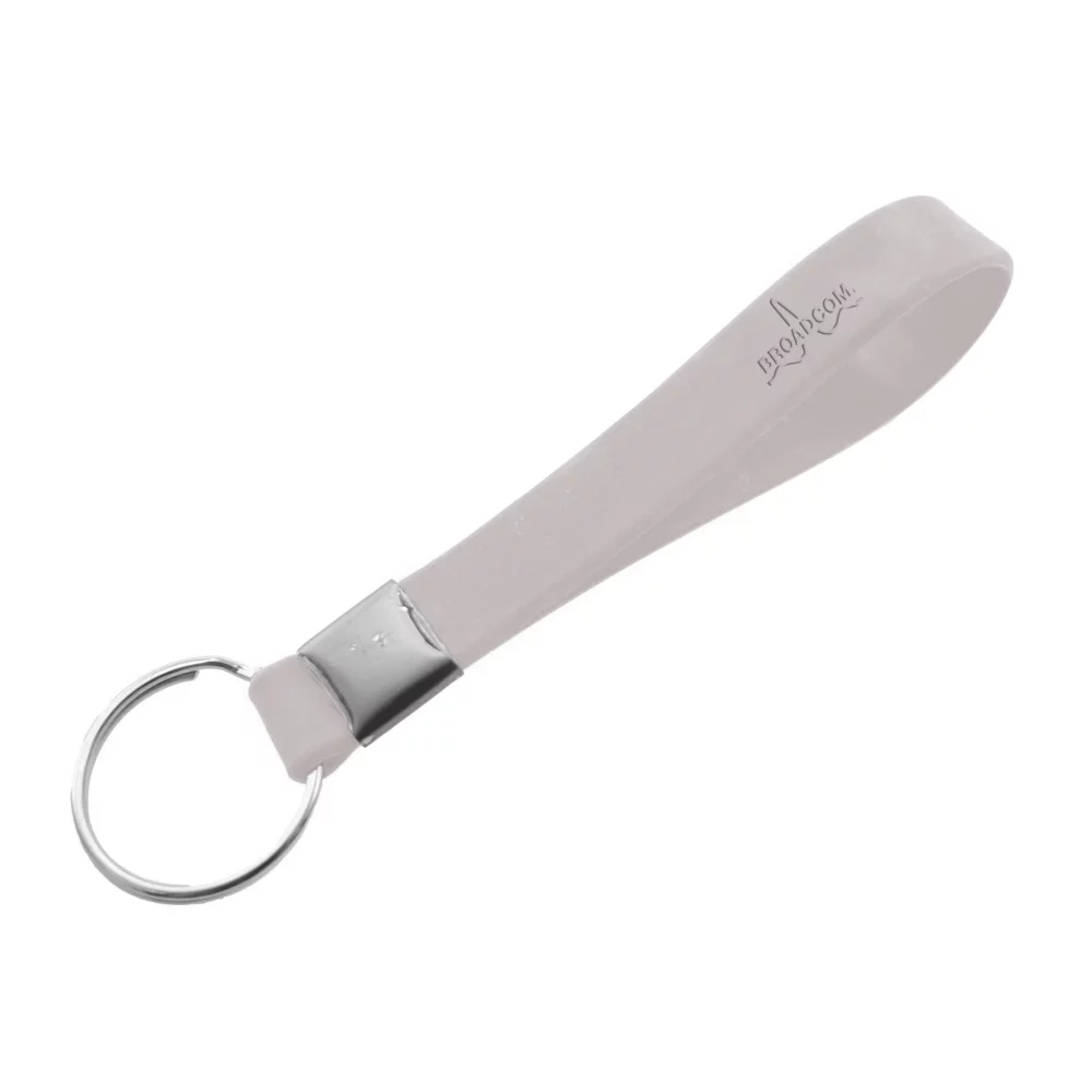 Porte-clés en silicone en relief