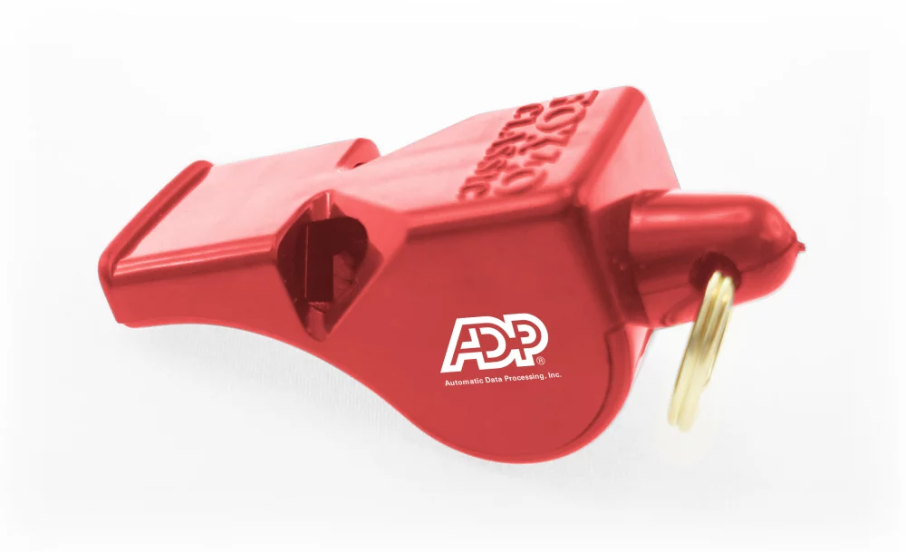 Pad Printed Whistle