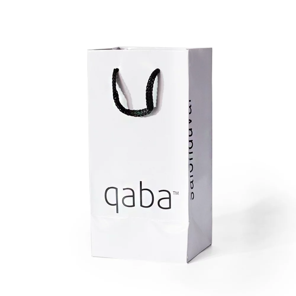 210g C1S paper bag with full color imprint on all sides (5.25*8.25*3.25")