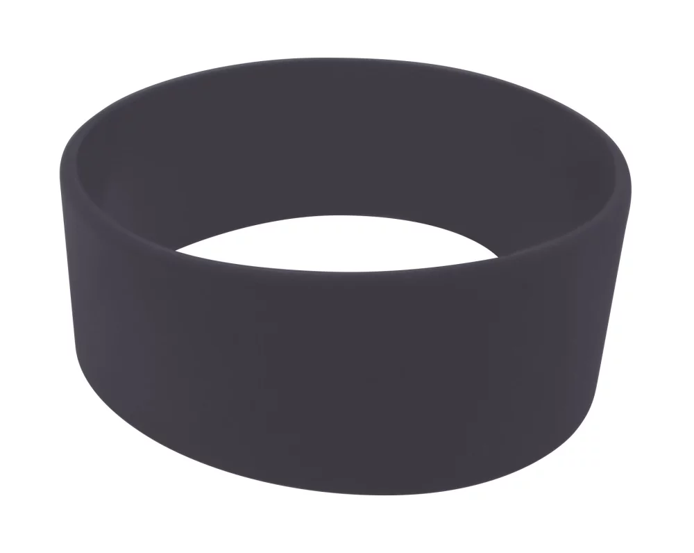 Broad Recycled Silicone Wrist Band w/Debossed Logo