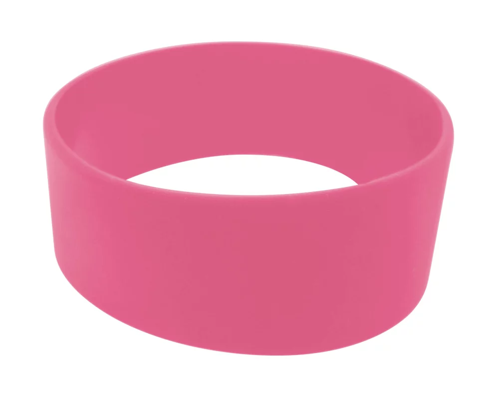 Broad Recycled Silicone Wrist Band w/Debossed Logo
