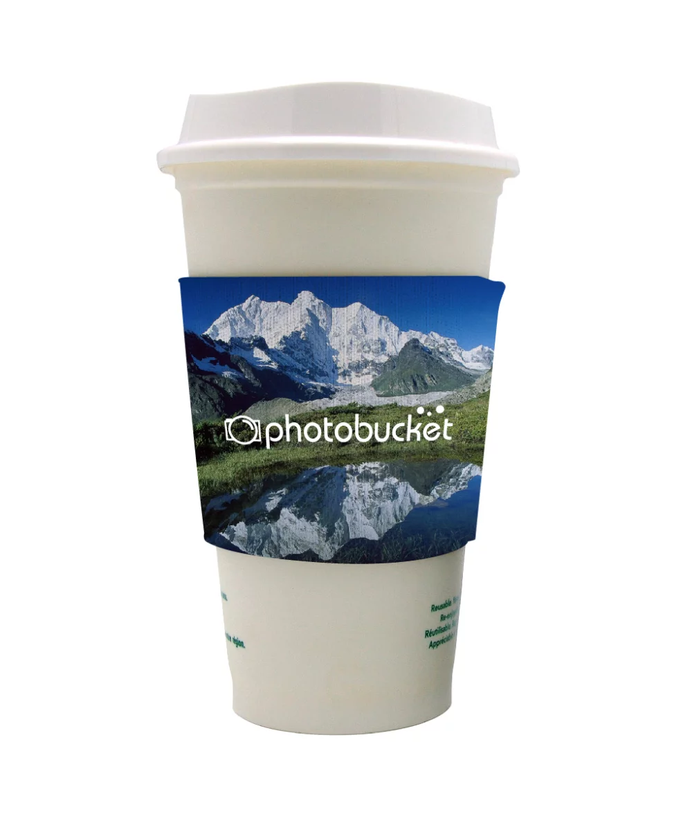 Full Color Reusable Coffee Cozy