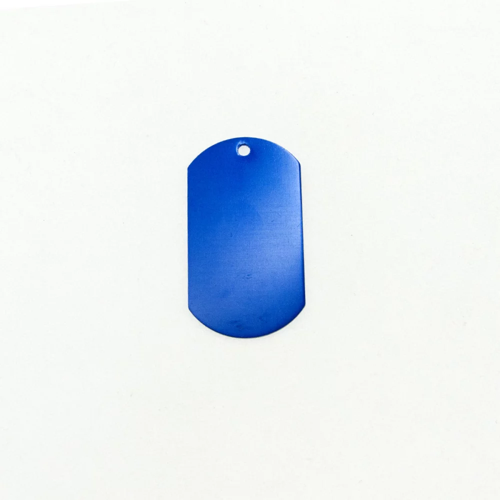 Plaque pour chien en époxy coloré et bombé