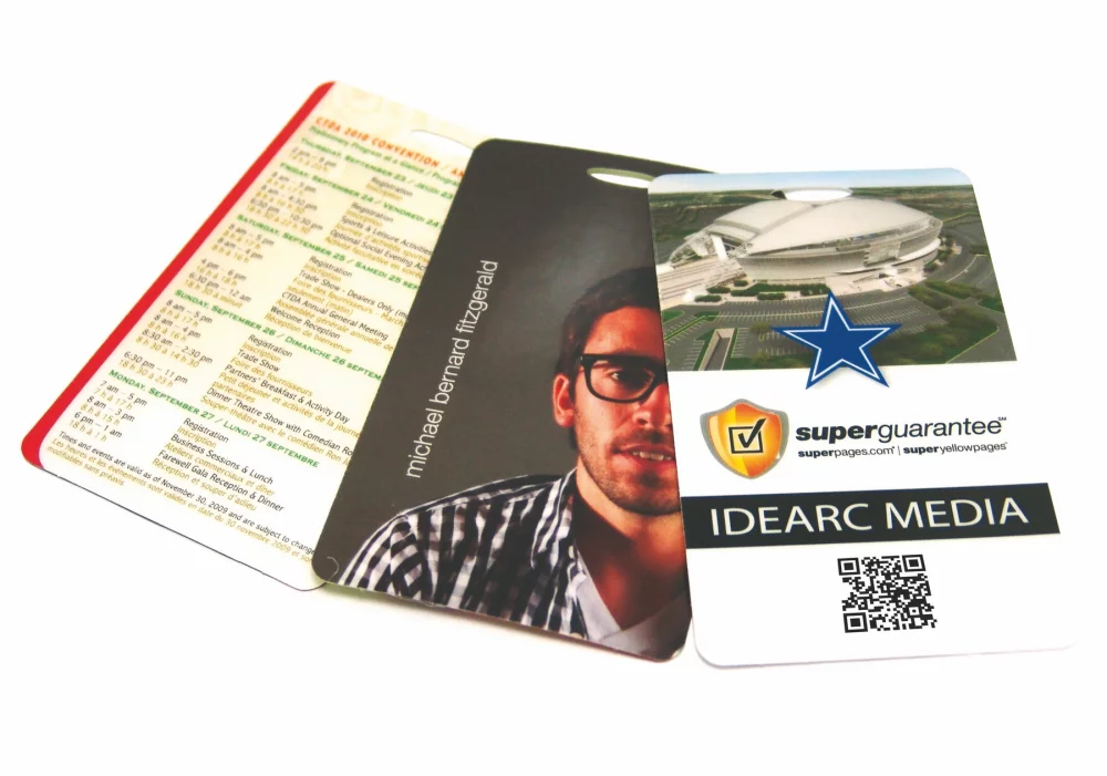 3.5" x 4" Gift Card Stock Lanyard Card