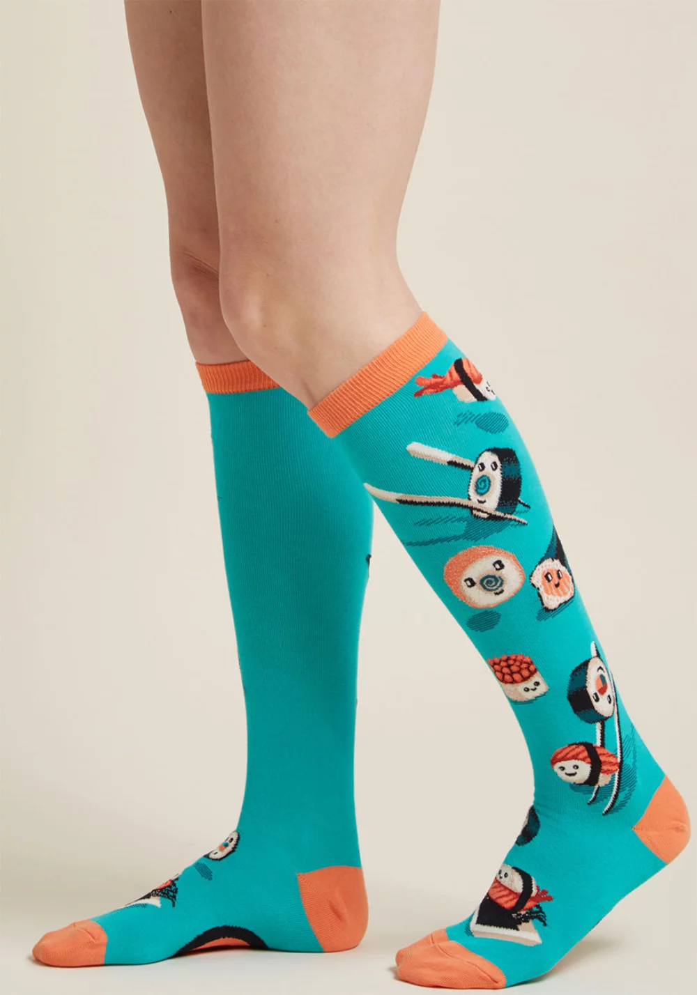 High quality nylon cotton blend knee socks