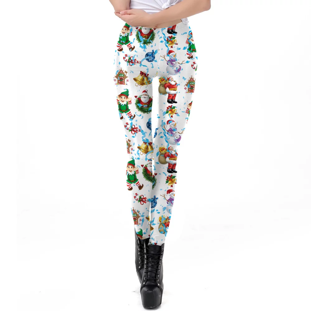 Custom Full Color Printed Ladies Leggings