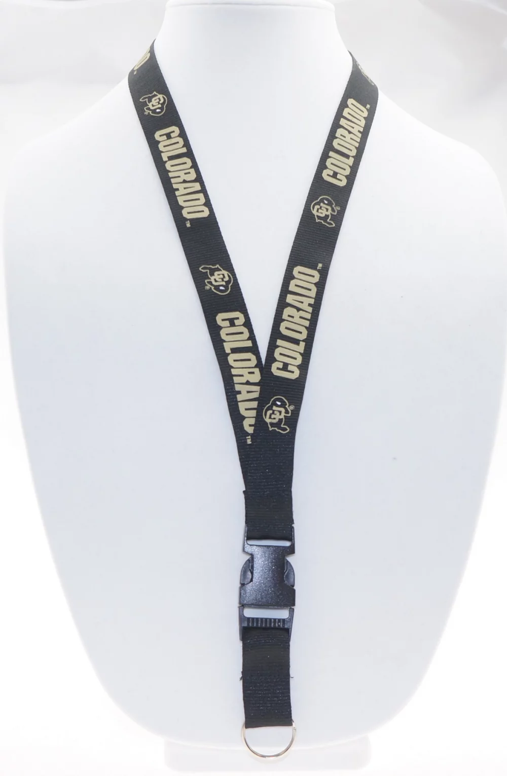 Lanière détaillée à tissage grossier de 3/4" avec boucle détachable