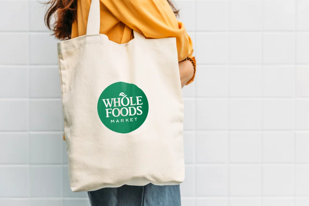 Cotton Canvas Tote with Silkscreen Imprint (Air Import)